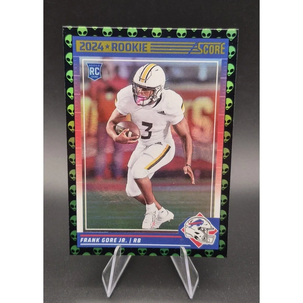 2024 Score Frank Gore Jr. #395 Extraterrestrial Alien (RC) SSP Buffalo Bills
